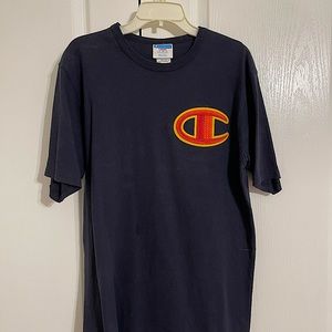 Mens Navy T Shirt Champion